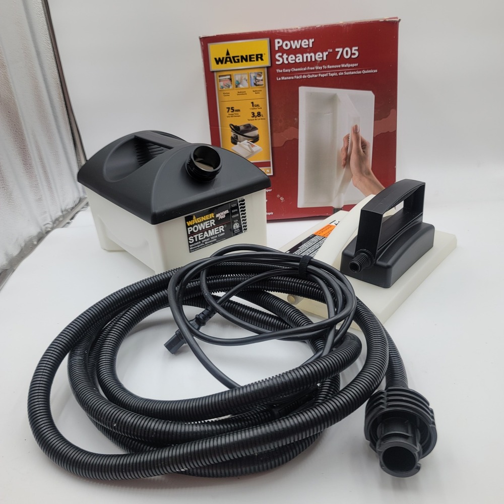 Wagner Power Steamer 705 Wallpaper Remover 1 Gallon 1500W Chemical-Free Portable